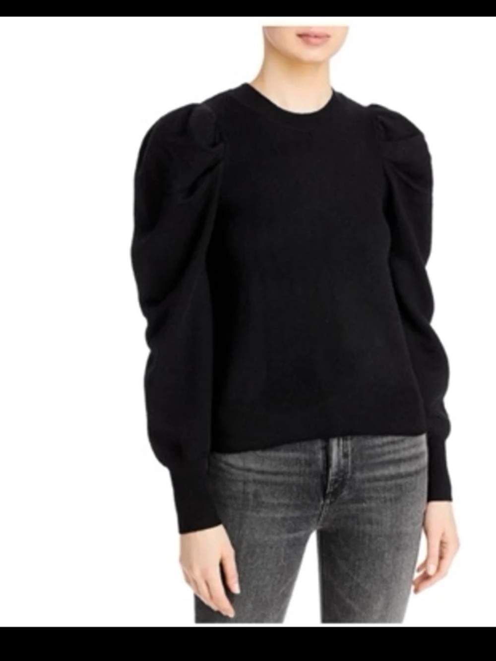 AQUA Cashmere Forest Green Puff Sleeve Sweater Size XS
100% Cashmere - Picture 6 of 12